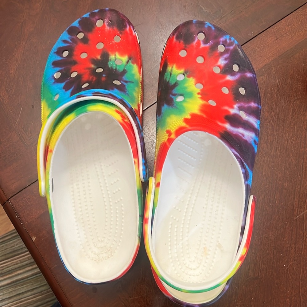Classic Tie Dye Crocs